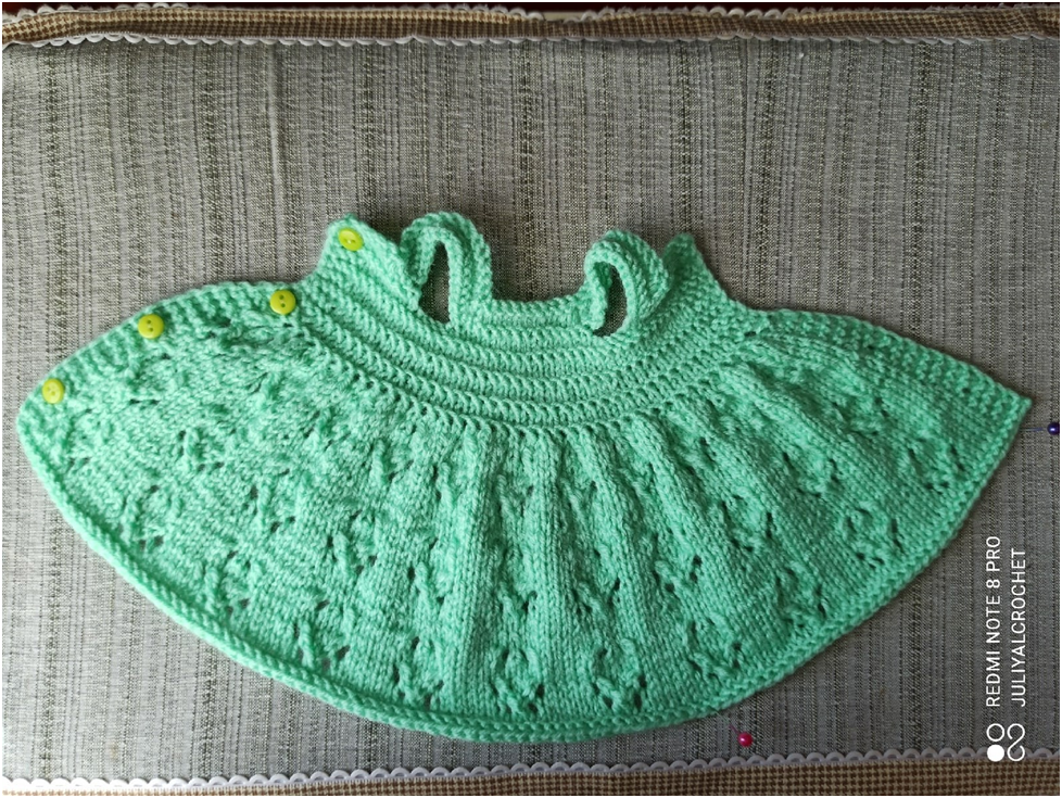 Марина Трещалова Детское Платье Спицами фото 14