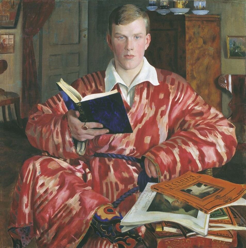 Портрет Кирилла Кустодиева. 1922 год. Художник Борис Кустодиев.