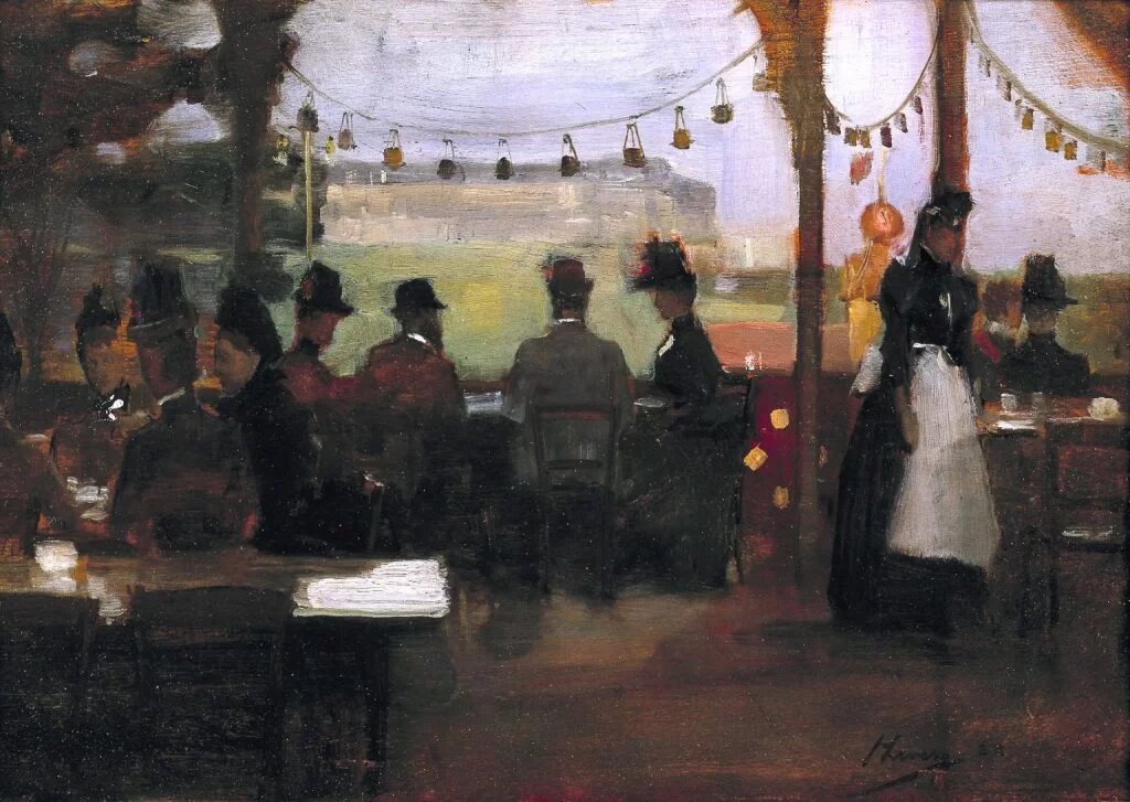 Джон Лавери, "Выставка в Глазго", 1888, Лондон, Великобритания.