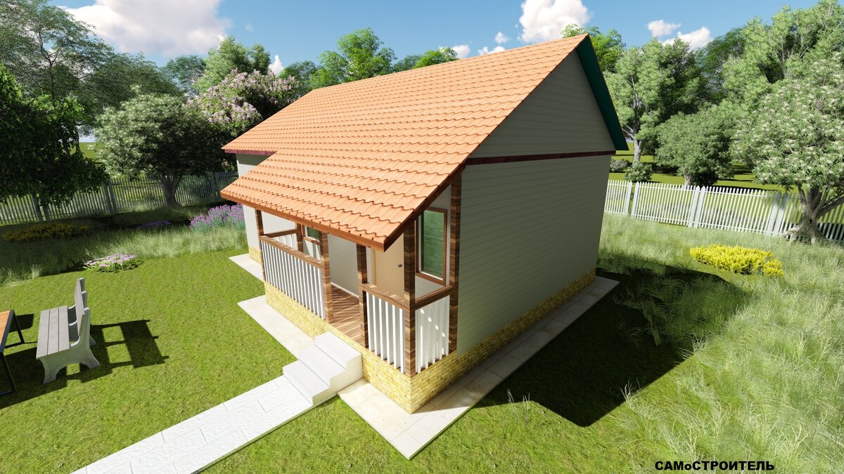 Проект дачного домика