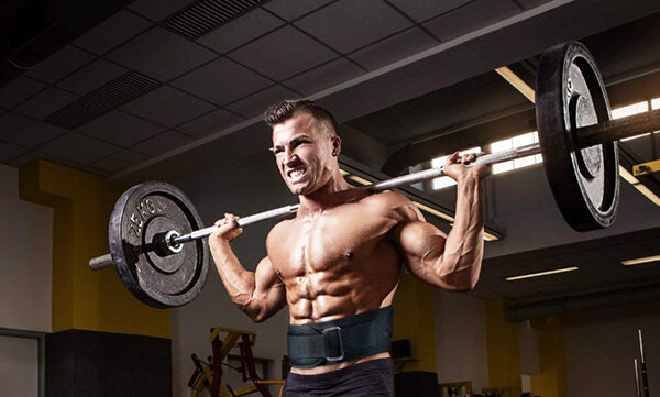Жим штанги стоя