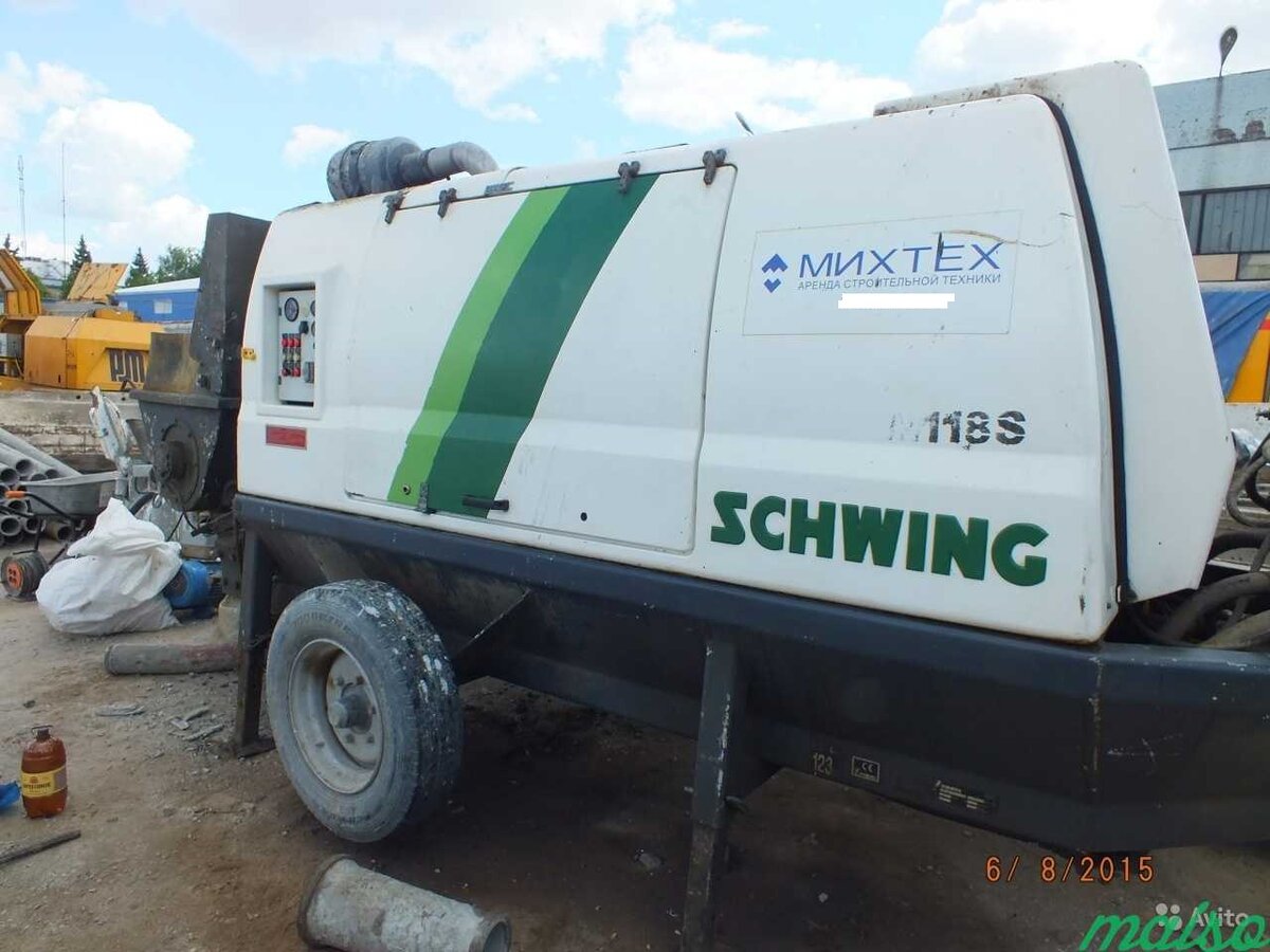 Стационарный бетононасос Schwing