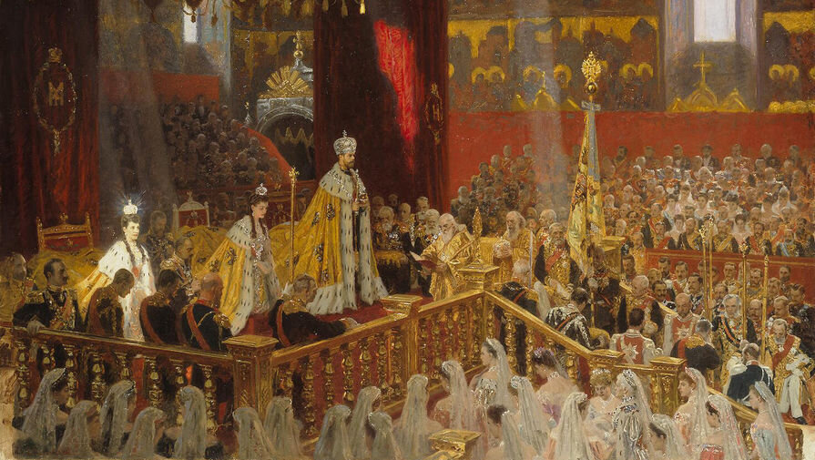 Коронация Николая II и Александры Федоровны, Успенский Собор Московского Кремля, 1896
