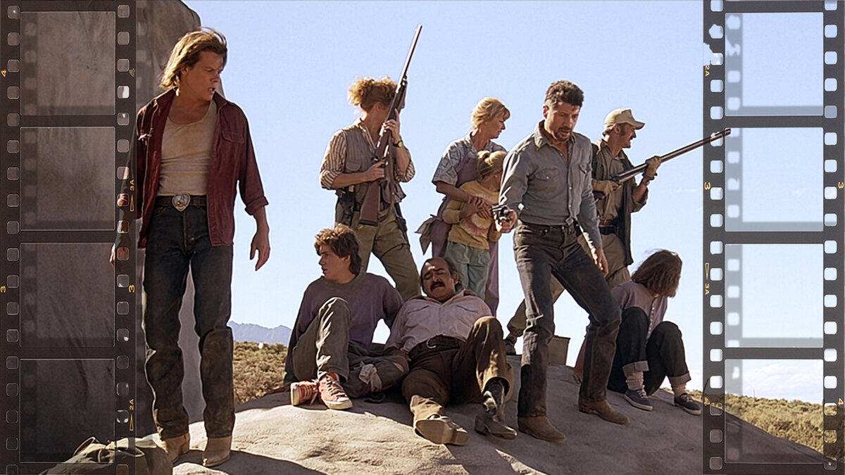 Кадр из фильма "Дрожь земли"/Tremors (1990)