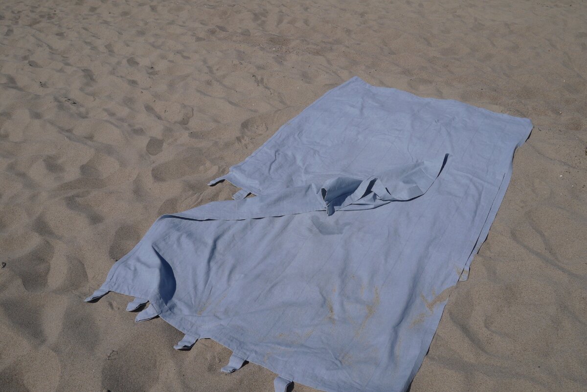 Покрывало на пляже