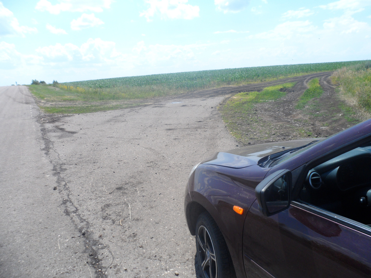 поворот на пруд