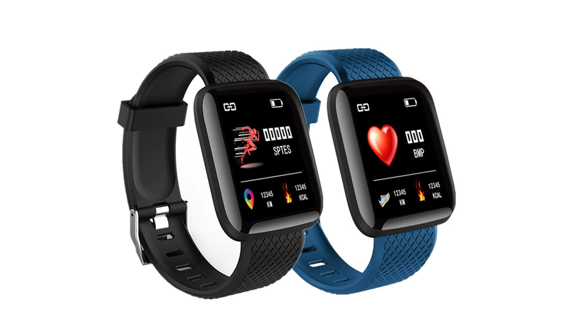 Smart Watch 116Plus бывают в нескольких цветах