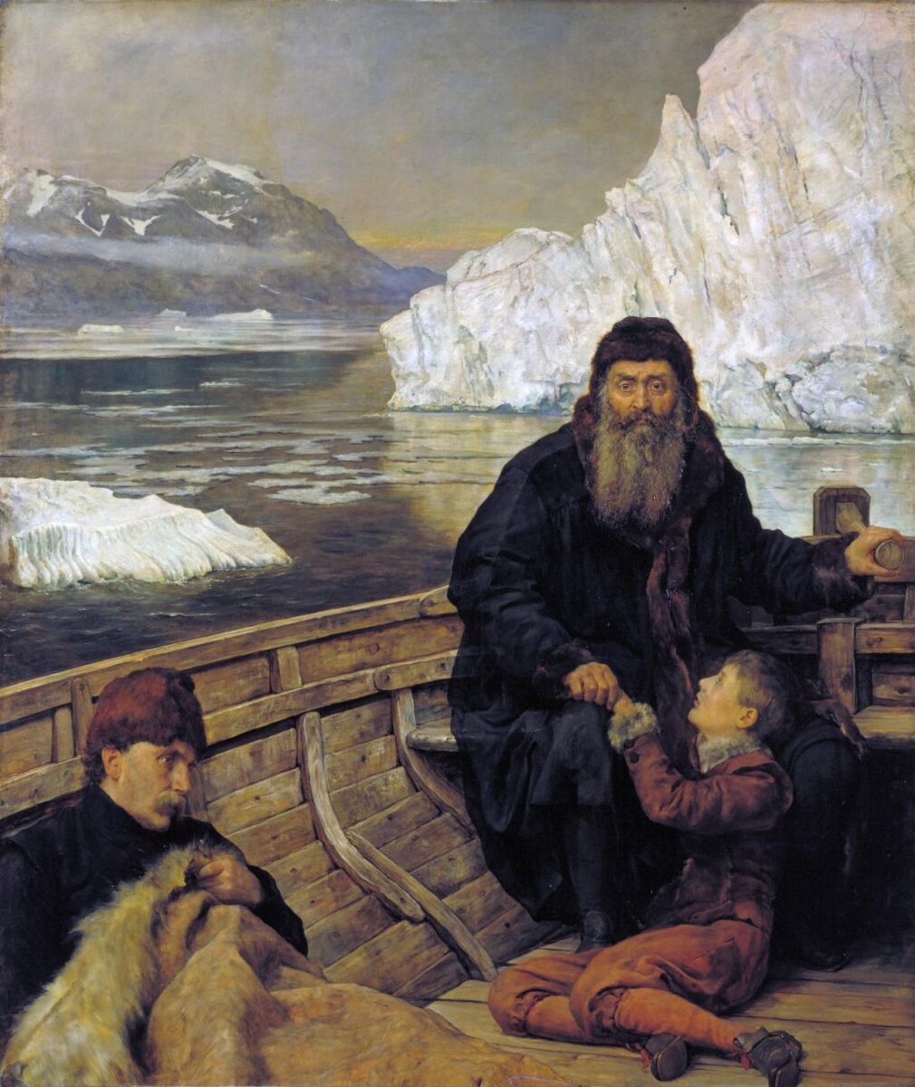 "Последнее путешествие Генри Гудзона", художник Дж. Кольер