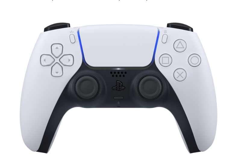 Беспроводной контроллер DualSense поддерживает тактильную отдачу и динамический триггерный эффект, так же появился новый микрофон которого не было в Dualshock 4