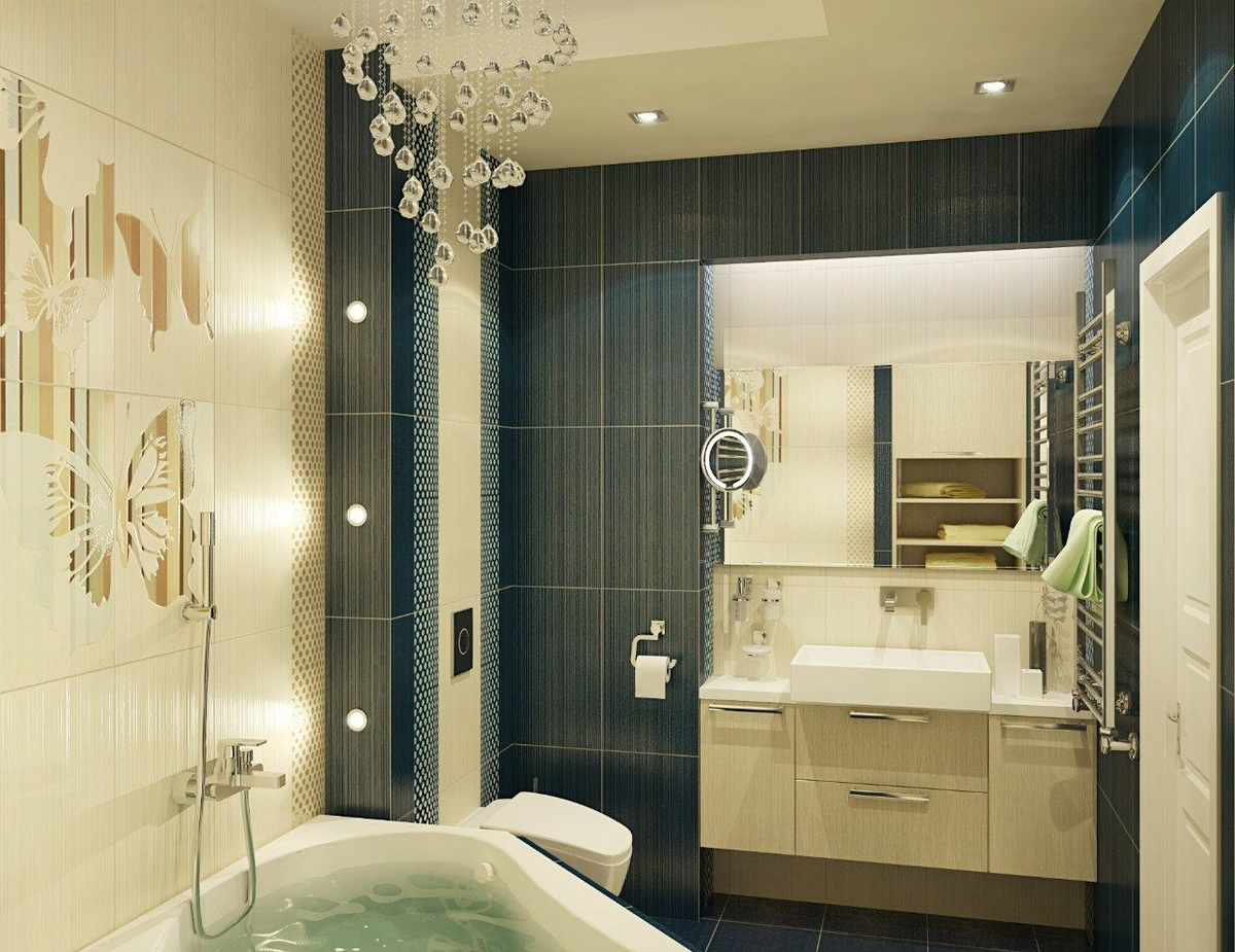 + фото идей дизайна ванной комнаты с душевой кабиной поэтапно