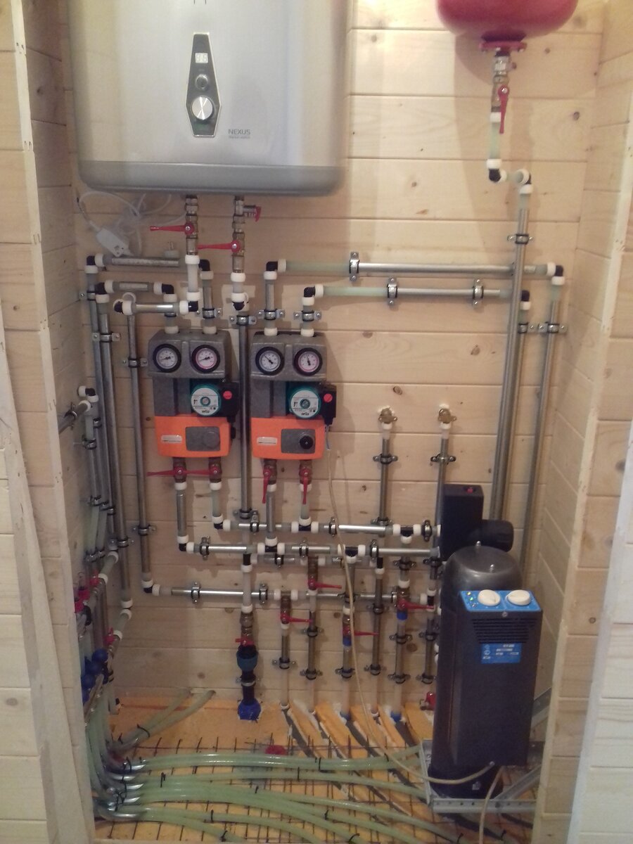 Типовые схемы подключения отопления в частном доме