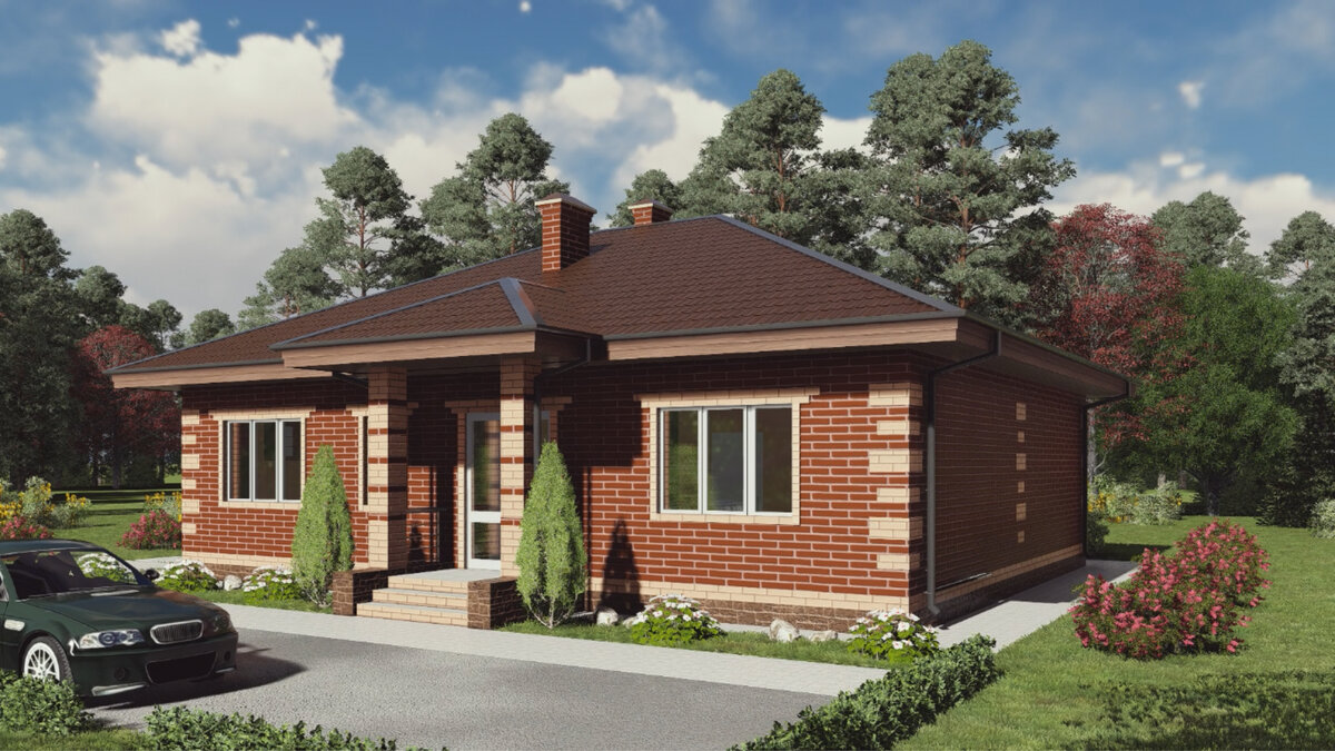 проект дома RED сделанного на базе проекта North. листайте там планировка