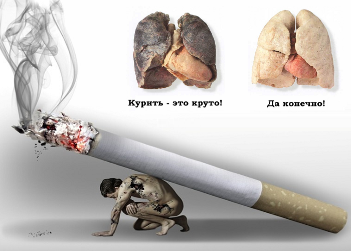 В горячем аэрозоле табачного дыма содержится 50 канцерогенных веществ