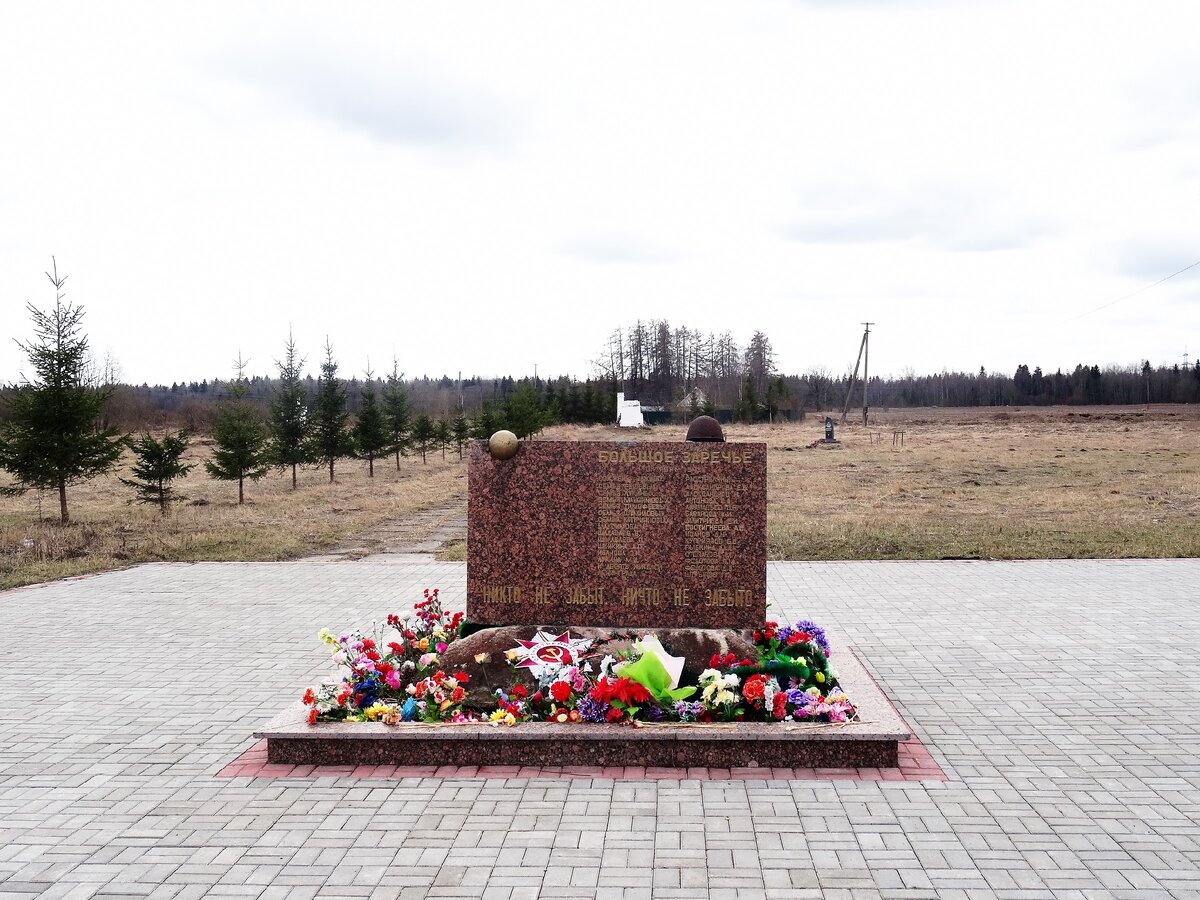 Большое заречье ленинградская. Большое Заречье Ленинградская область мемориал. Деревня большое Заречье