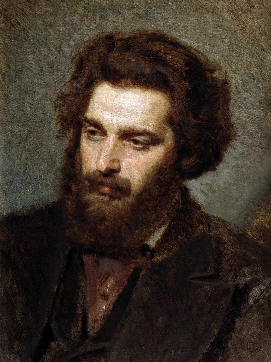 Иван Крамской – «Портрет А.И. Куинджи», 1872