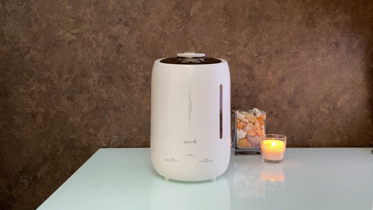 Увлажнитель Xiaomi Deerma DEM-F600 имеет 3 режима испарения, таймер и датчик температуры