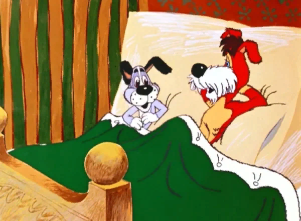 Кадр из мультфильма "Бобик в гостях у Барбоса"