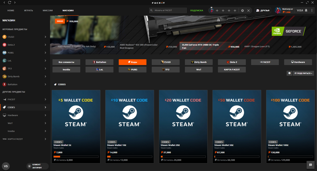 Промокоды для Steam, которые можно продать, вместо активации в Steam