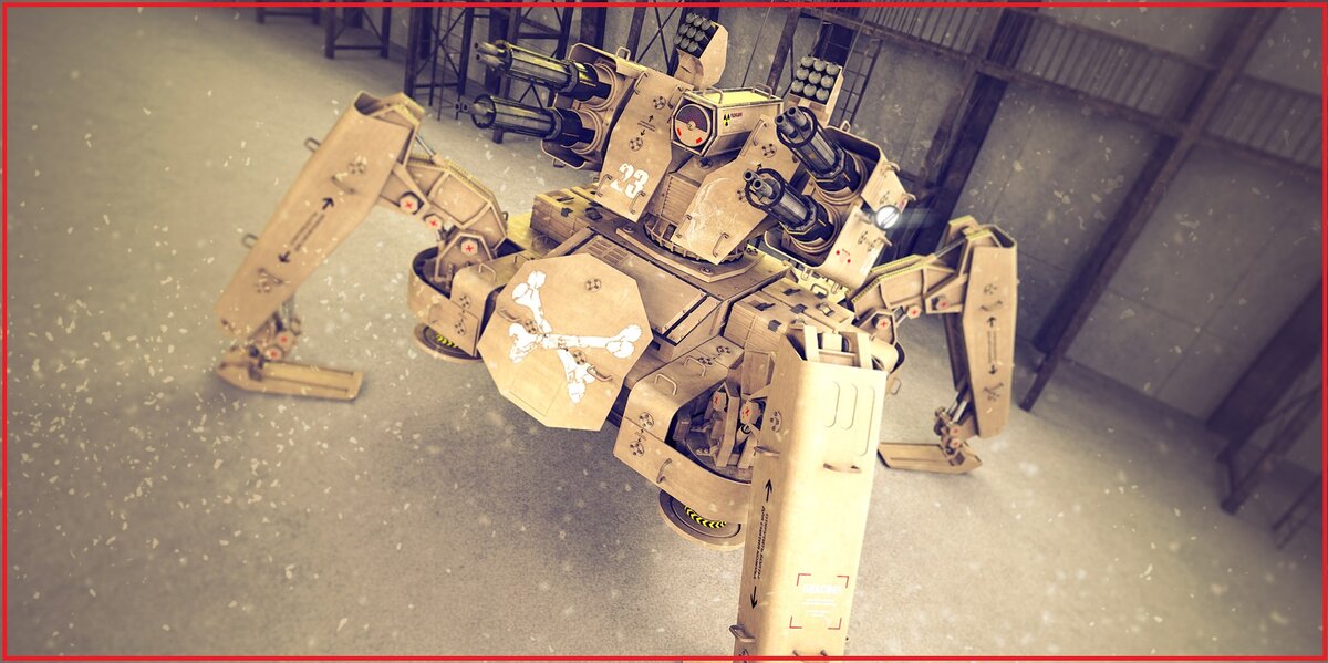 Штурмовой робот MCP WARDEN Автор изображений spartani2 источник изображений сайт https://www.deviantart.com/spartani2