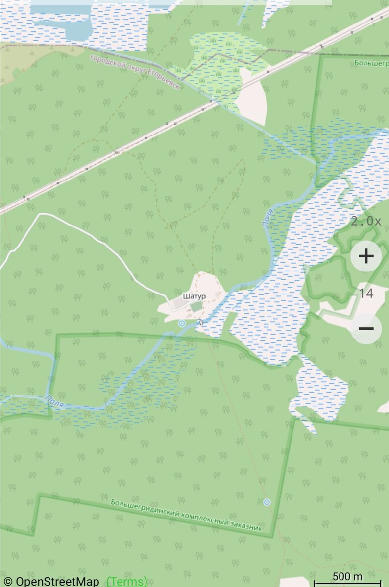 Село Шатур. Схема автора. 
