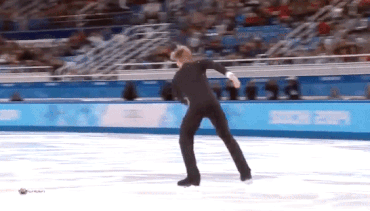 Евгений Плющенко выполняет каскад 4Т + 3Т на Олимпиаде в Сочи (источник - https://www.youtube.com/watch?v=zsAowsUjIIw)