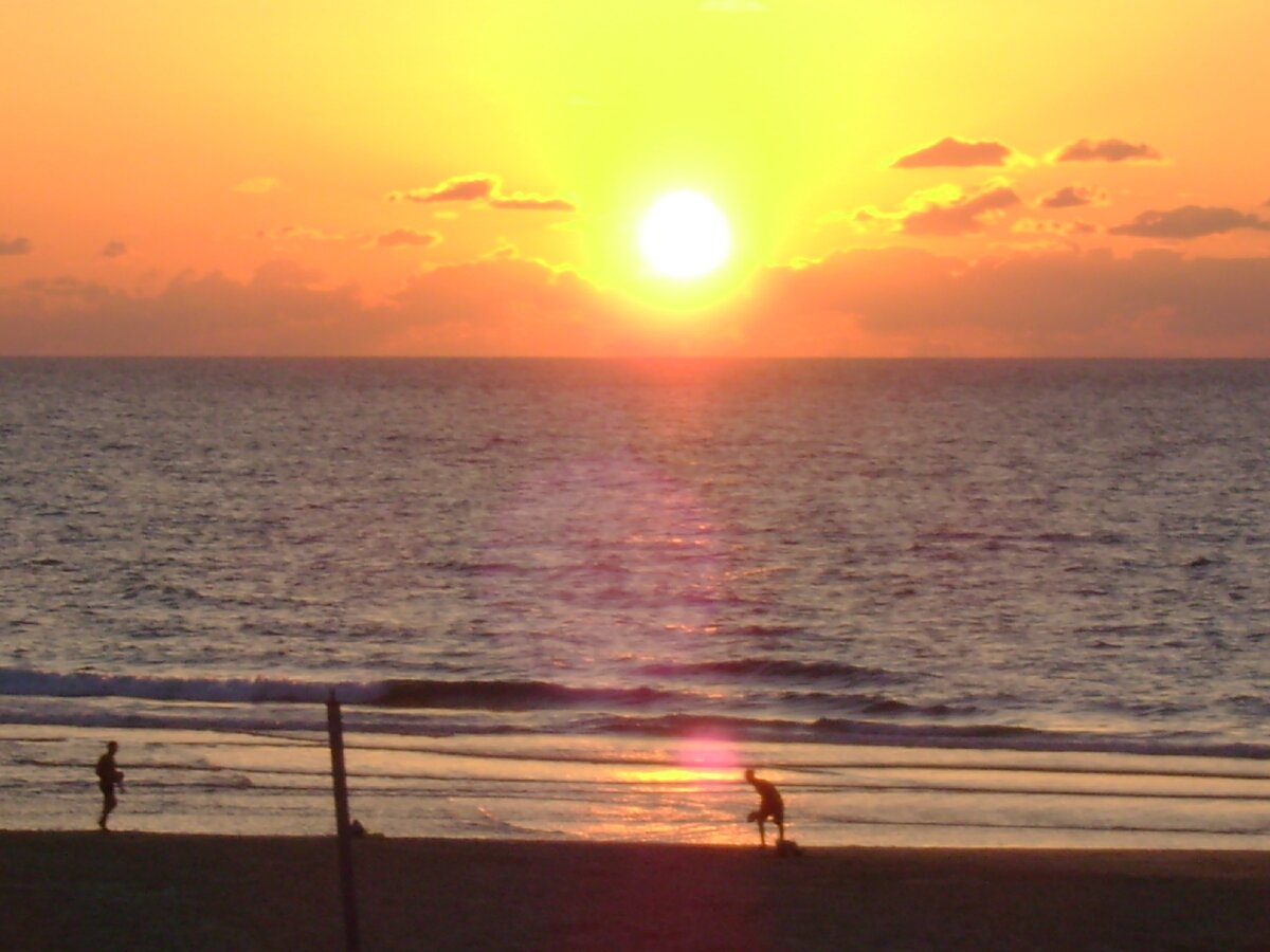 Вечернее море.