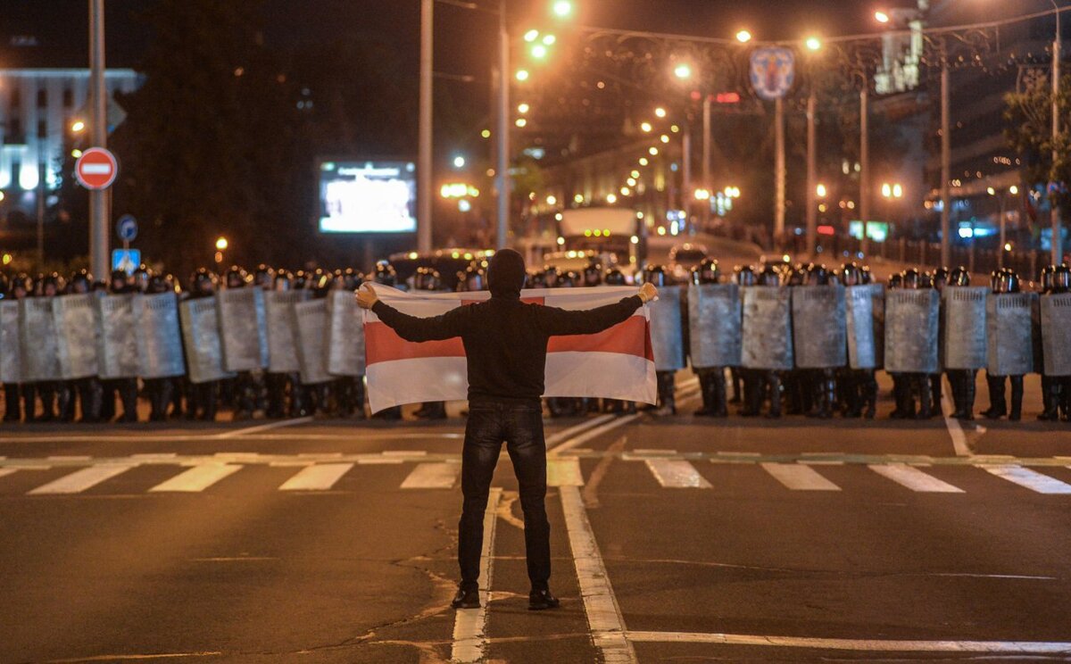 Протесты Минск