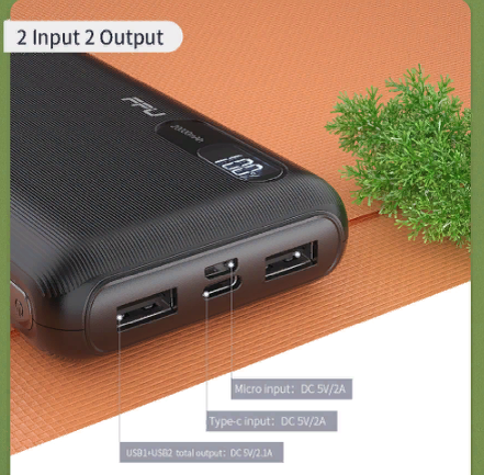 Банк питания имеет два стандартных стандарта емкости, один-емкость аккумулятора, один-номинальную емкость. Внешний аккумулятор 20000 мА · ч, с маркировкой 20000 мА/7,4 В, емкость ядра преобразуется в номинальную емкость 13000 мА · ч.