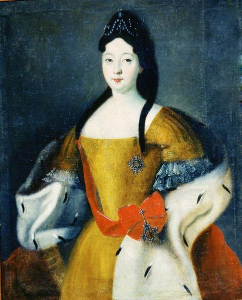 Неизв. художник. Портрет цесаревны Анны Петровны. 1740-е гг.