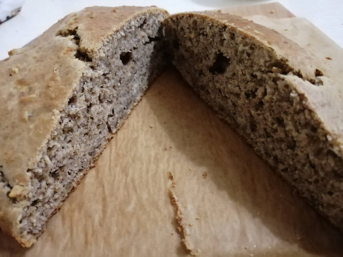 Так выглядит мой кекс. Половина уже съедена. Фото автора