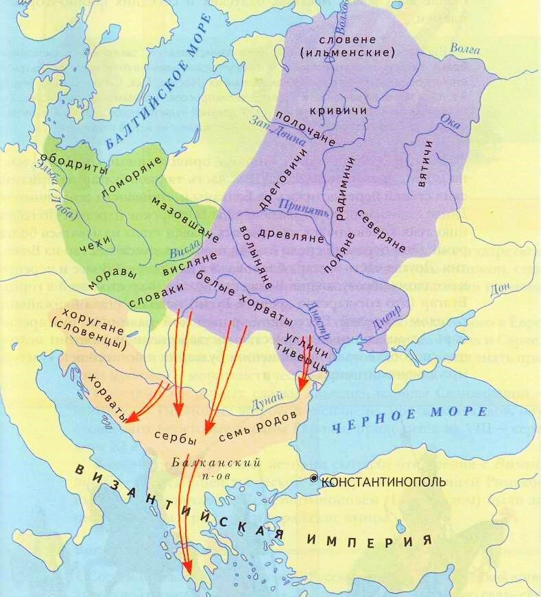 Славянские племена в 9 веке карта. Карта расселения восточных славян в древности. Расселение восточных славян карта. Племена славян на карте.
