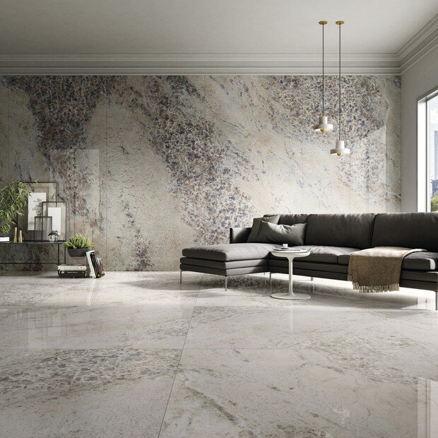 Серия керамогранита MaxFine с каменным узором, FMG, www.ariostoceramica.ru