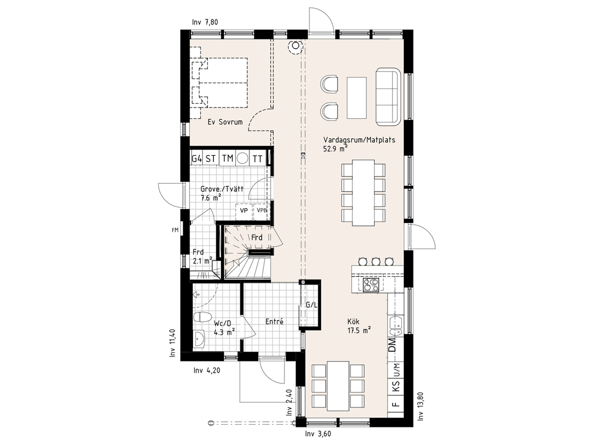 Первый этаж.