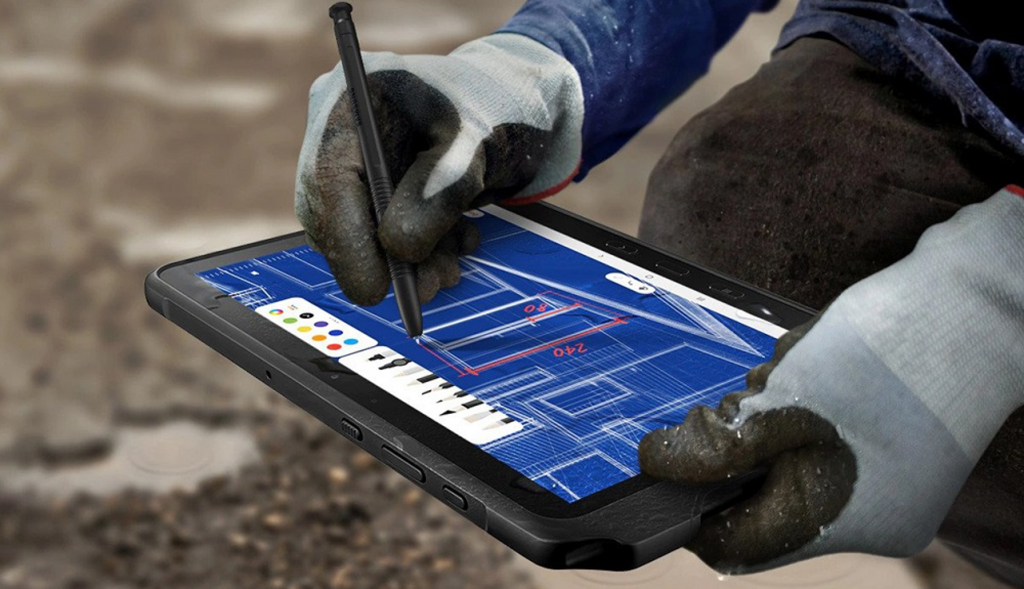 Планы объектов и спасательные карты можно отображать на прочном планшете и редактировать с помощью S Pen