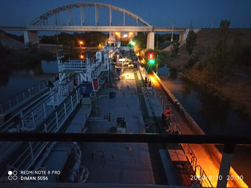 Танкер-химовоз "Тэти". Волго-Донской канал. 10 августа 2020 г. Фото Дима Солодовников