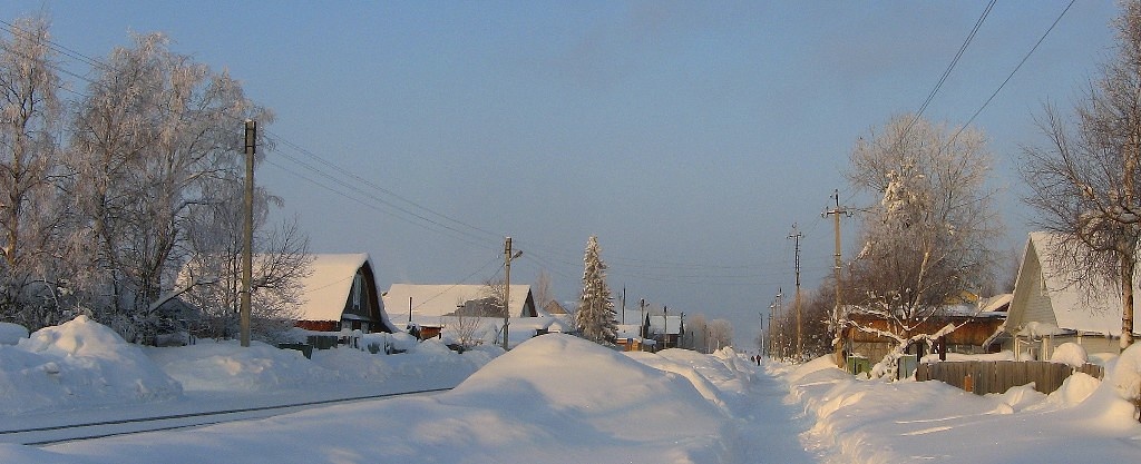 Зимой