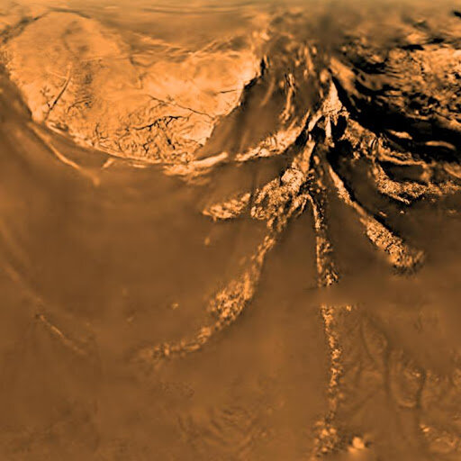 Фото поверхности Титана, сделанное «Гюйгенсом» во время посадки