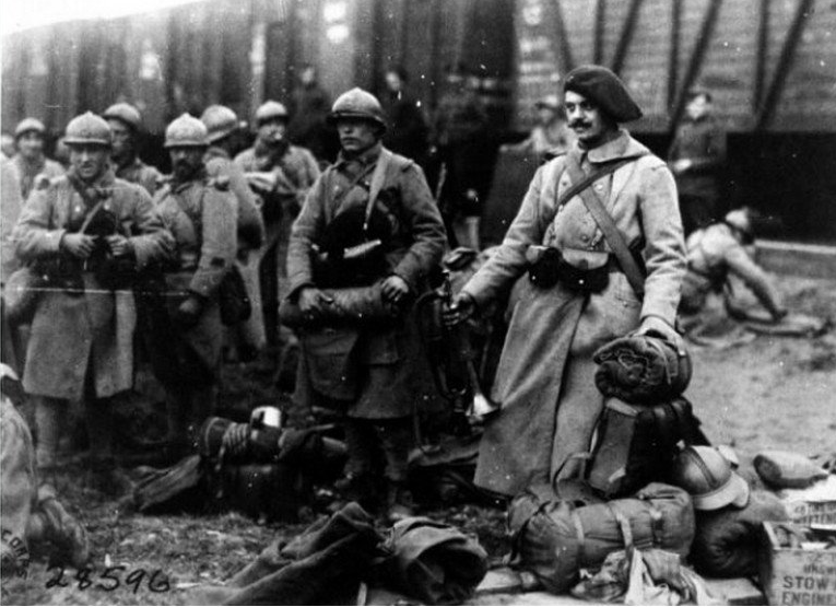 Иностранный легион в России. Архангельск, фото 1918 год