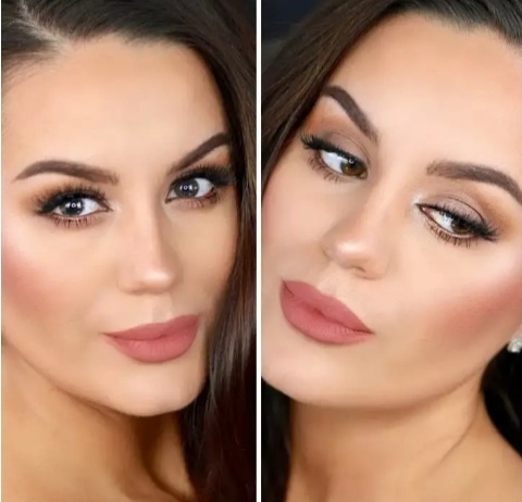 Дневной смоки айс макияж