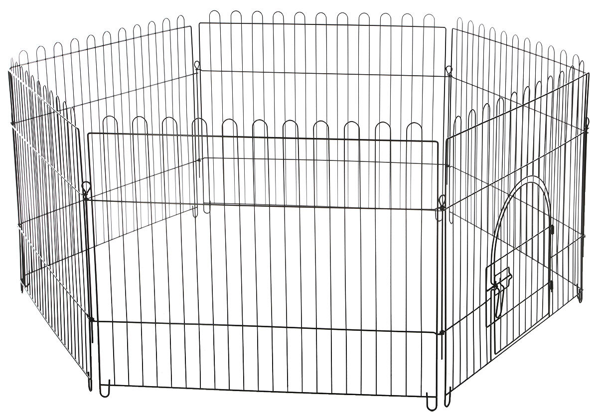 Простой вольер из секций (в данном случае из 6 секций).