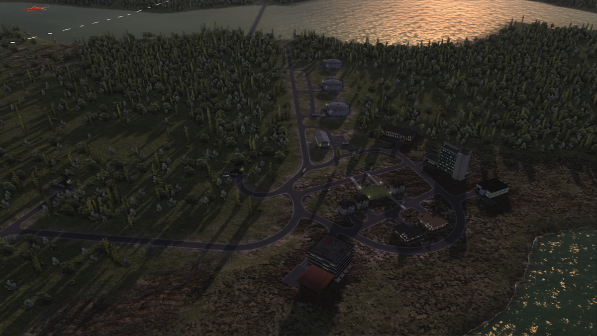 Нефтяники. Очень мелкий городок. 