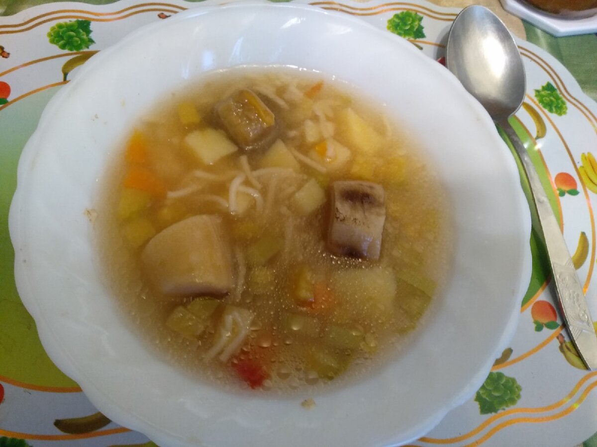 Суп из белых грибов