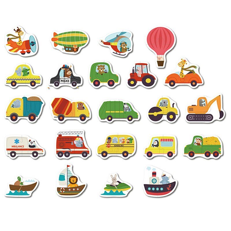 Деревянный пазл куку кроко, djeco