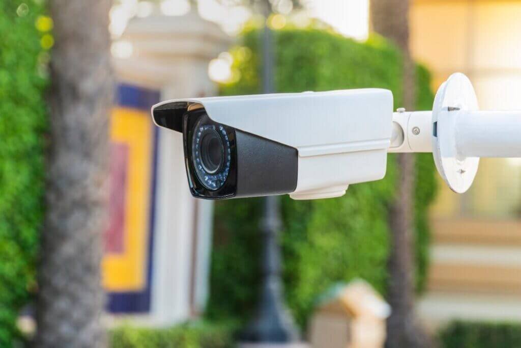 
IP-камера установленная на улице