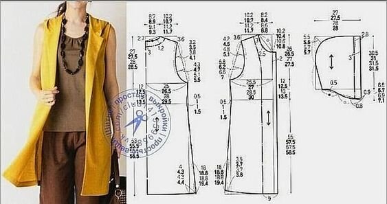 Модная многослойность: 15 выкроек жилетов для уютных осенних образов — сыромять.рф
