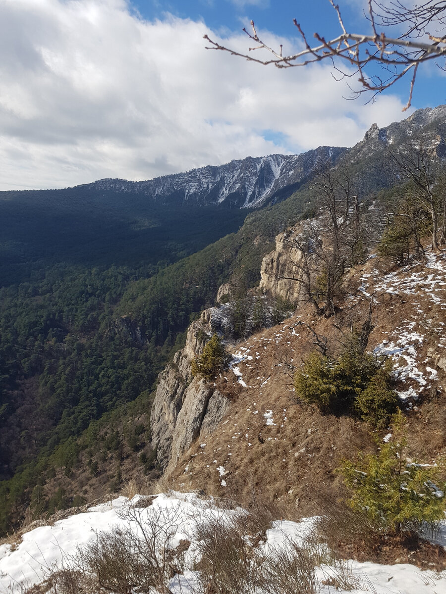 Боткинская тропа в Крыму крест