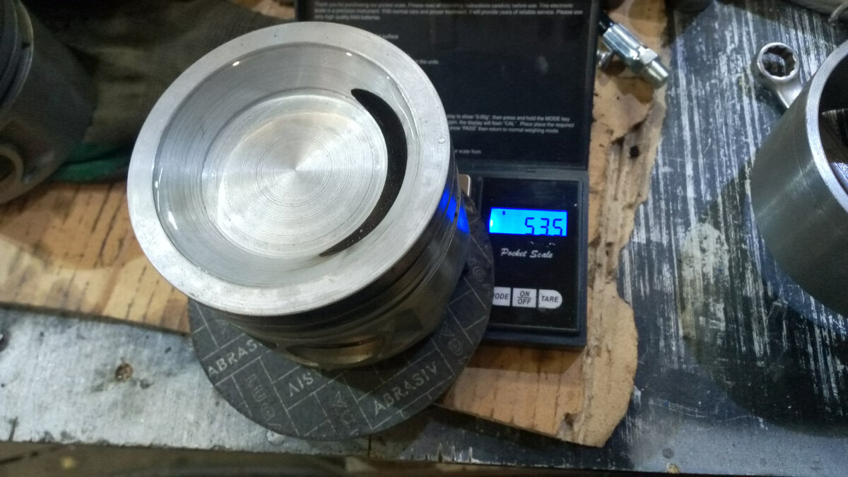 Поршень после проточки