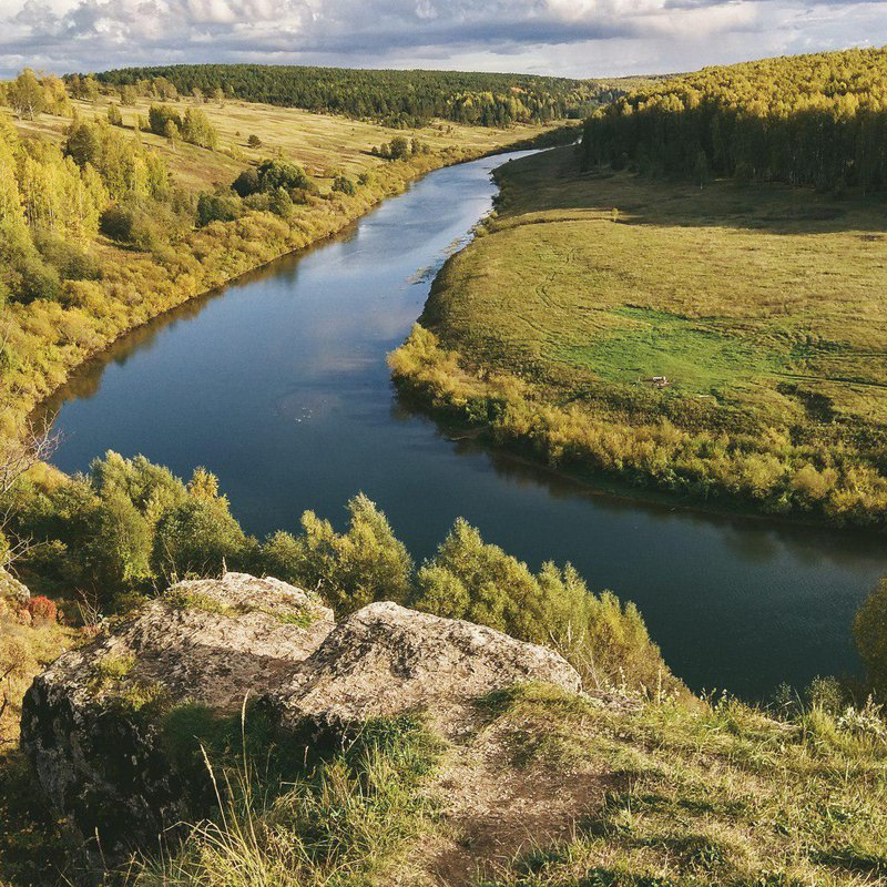 "Камень" на берегу Немды