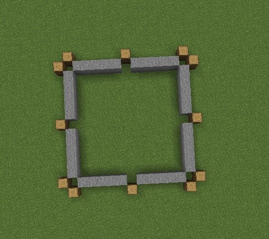 Вид дома на первом шаге