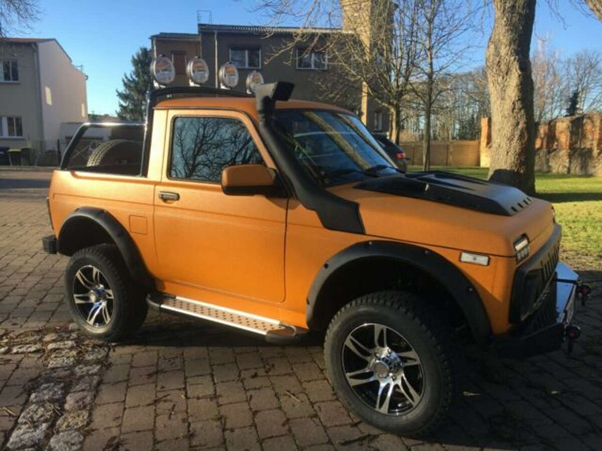Лада нива легенд тюнинг Самую дорогую новую "Ниву" CONCEPT ZUBR PICK-UP выпустили в Германии. Она стоит 